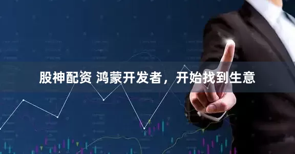 股神配资 鸿蒙开发者，开始找到生意